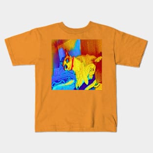 SIAMESSE CAT COLORS Kids T-Shirt